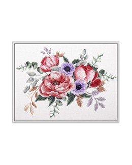 Broderikit Tavla Elegant Bouquet