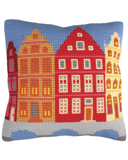 Broderikit Kudde Husen