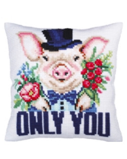 Broderikit Kudde Only You