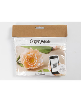 Kräppapper kit Pion