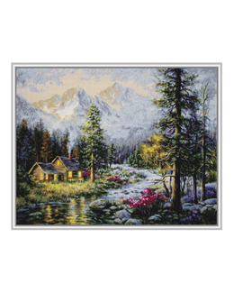 Broderikit Tavla Camping Stuga