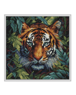 Broderikit Tavla Tigern i Djungeln