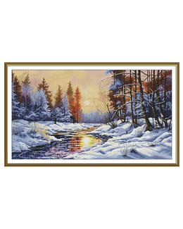 Broderikit Tavla Vinter Vy