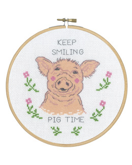 Broderikit Tavla Keep Smiling