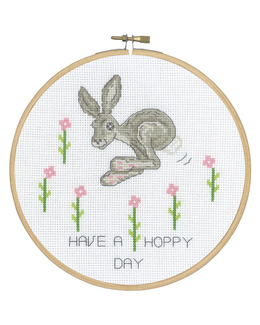 Broderikit Tavla Hoppy Day