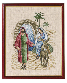 Broderikit Tavla Josef & Maria