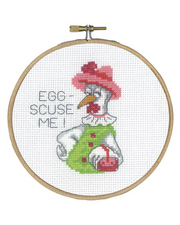 Broderikit Tavla Egg-scuse me