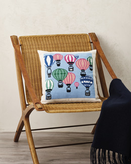 Broderikit Kudde Luftballonger