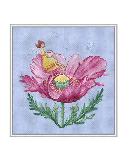 Broderikit Tavla Blomster Älvan