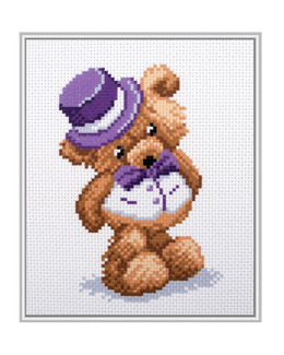 Broderikit Tavla Teddy-Boy