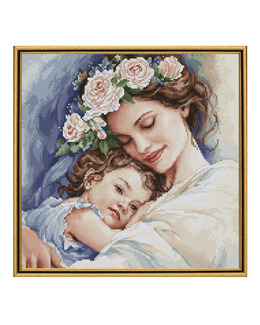 Broderikit Tavla Mammas Famn