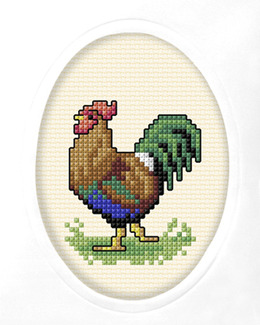 Broderikit Kort Tupp