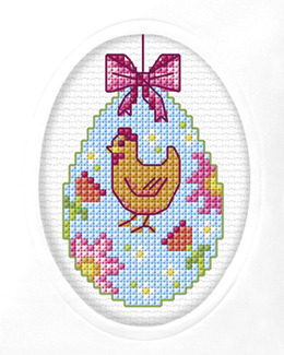 Broderikit Kort Påskägg