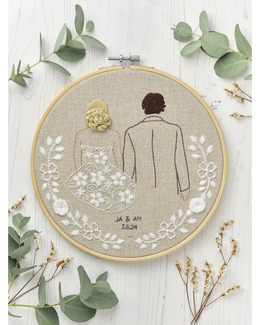Broderikit Tavla Brudparet