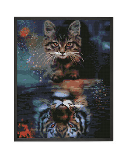 Diamond painting reflektion