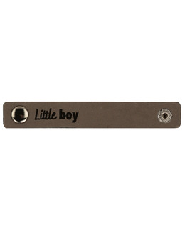 Lädermärke Little boy 2-pack