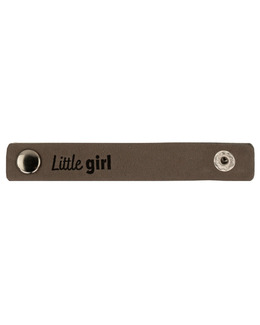 Lädermärke Little girl 2-pack