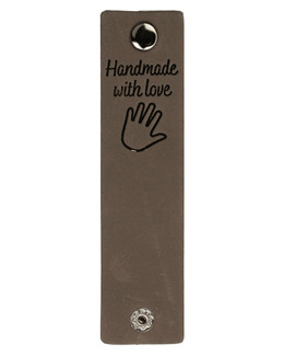 Lädermärke Handmade with Love 2-pack