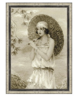 Broderikit Tavla Kvinna