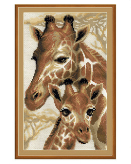 Broderikit Tavla Mäktiga Giraffer