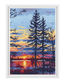 Broderikit Tavla När Solen går ner