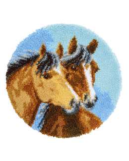 Ryematte Hester Strikking, pynt, garn og strikkeoppskrifter