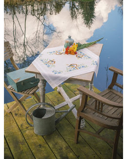 Broderikit Fågelholk & Blomster