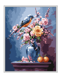Paint By Numbers Blomster