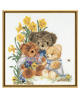 Broderikit Tavla Nallebjörnar