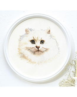 Broderikit Tavla Persisk katt