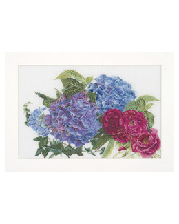 Broderikit Tavla Blomsterbuske