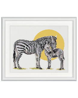 Broderikit Tavla Safari Zebra
