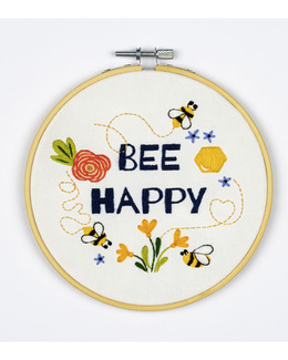 Broderipakke Bilde Bee Happy Strikking, pynt, garn og strikkeoppskrifter