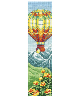 Broderikit Bokmärke Luftballong