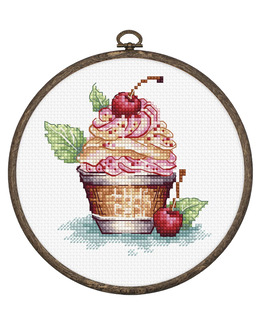 Broderikit Tavla Cupcake