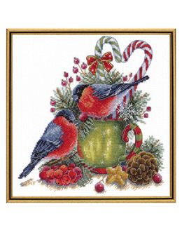 Broderikit Tavla Vintermys!