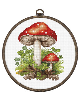 Broderikit Tavla Flugsvamp