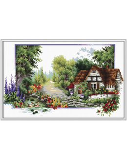 Broderikit Tavla Engelsk Trädgård