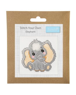 Broderikit Tavla Mini Elefant
