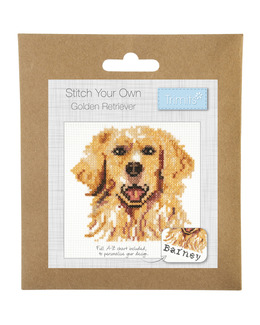 Broderikit Tavla Golden Retriever