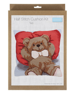 Broderikit Kudde Teddybjörnen