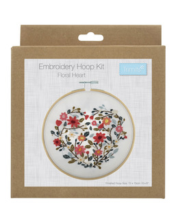 Broderikit Tavla Blomsterhjärta