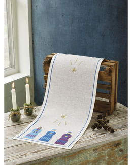 Broderikit Löpare Vise Män Blå