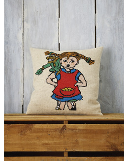 Broderikit Kudde Pippi Långstrump