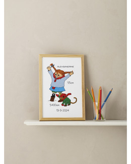 Broderikit Födelsetavla Pippi
