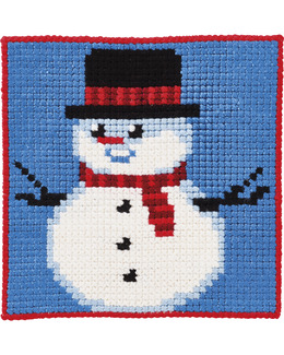 Broderikit Stramaljtavla Snögubben