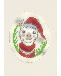 Broderikit Kort Lama