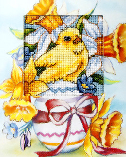 Kort Ägg med rosett