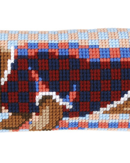 Broderikit Kudde avlång Taxen Max