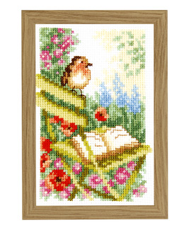 Broderikit Tavlor Fågelträdgården